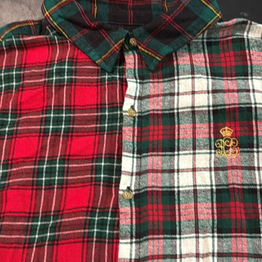 Ralph Lauren plaid flannel Sleep Shirt Size XL C44‎ - Picture 3 of 6